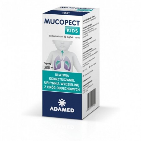  Mucopect Kids, Syrop, 200 ml 