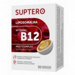 Suptero | Liposomalna Witamina B12 | 30 kapsułek