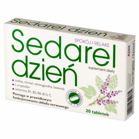  Sedarel DZIEŃ | 20 tabletek 