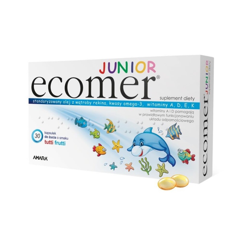 Ecomer Junior | 30 kapsułek do żucia 