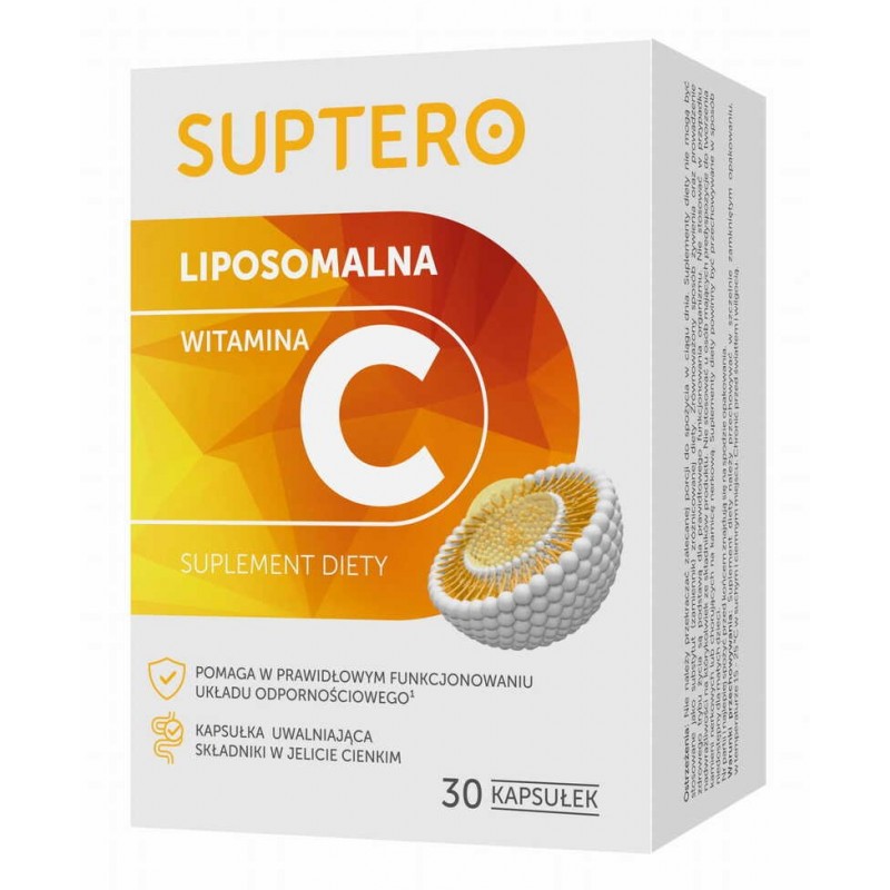 Suptero | Liposomalna Witamina C | 30 kapsułek 