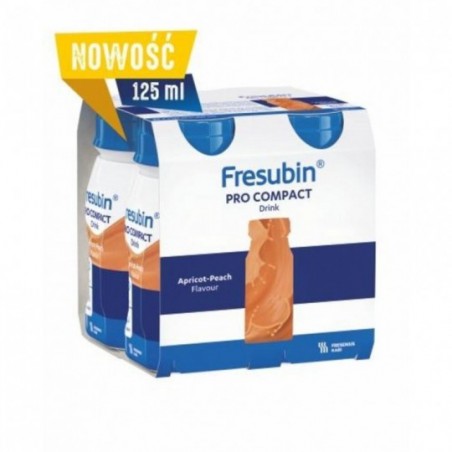  Fresubin Pro Compact Drink, Smak morela-brzoskwinia, 4x125 ml 