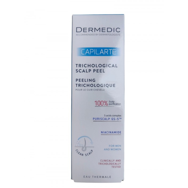 Dermedic Capilarte | Trychologiczny Peeling do skóry głowy | 100ml 