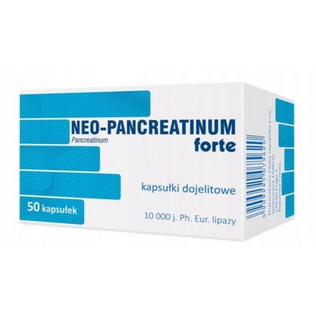  Neo-Pancreatinum forte, 10000 j. | 50 kapsułek dojelitowych 