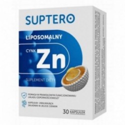 Suptero | Liposomalny Cynk Zn | 30 kapsułek
