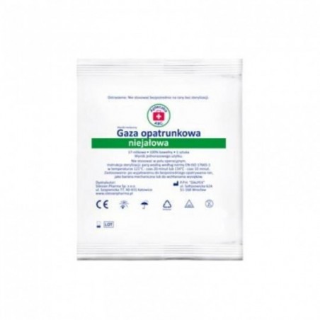  Apteczka ABC, Gaza opatrunkowa niejałowa, 17 nitkowa, 0,5 m2 