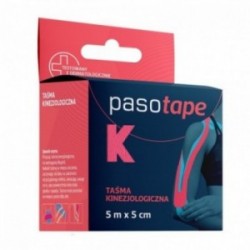 PasoTape | Taśma kinezjologiczna | 5m x 5cm | Różowy