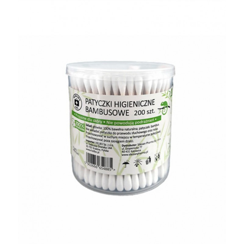 Apteczka ABC Patyczki higieniczne bambusowe, 200 sztuk 