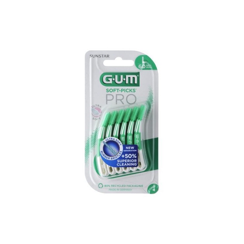 SUNSTAR GUM | SOFT-PICKS PRO L | 30 sztuk 