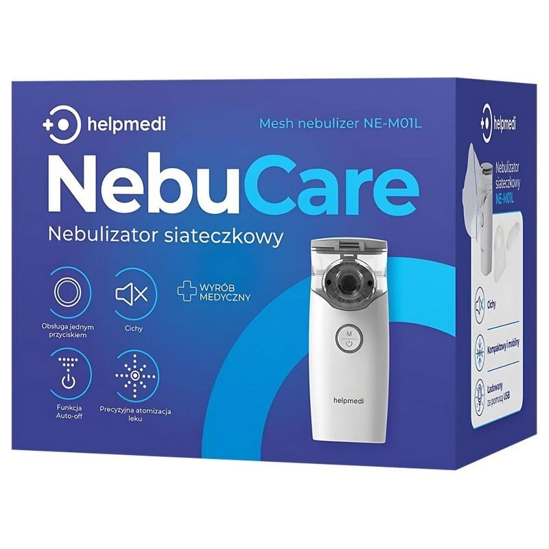 HelpMedi | NebuCare Nebulizator siateczkowy | 1 sztuka 
