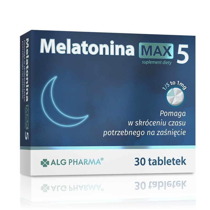 Alg Pharma | Melatonina Max 5 | 30 Tabletek 