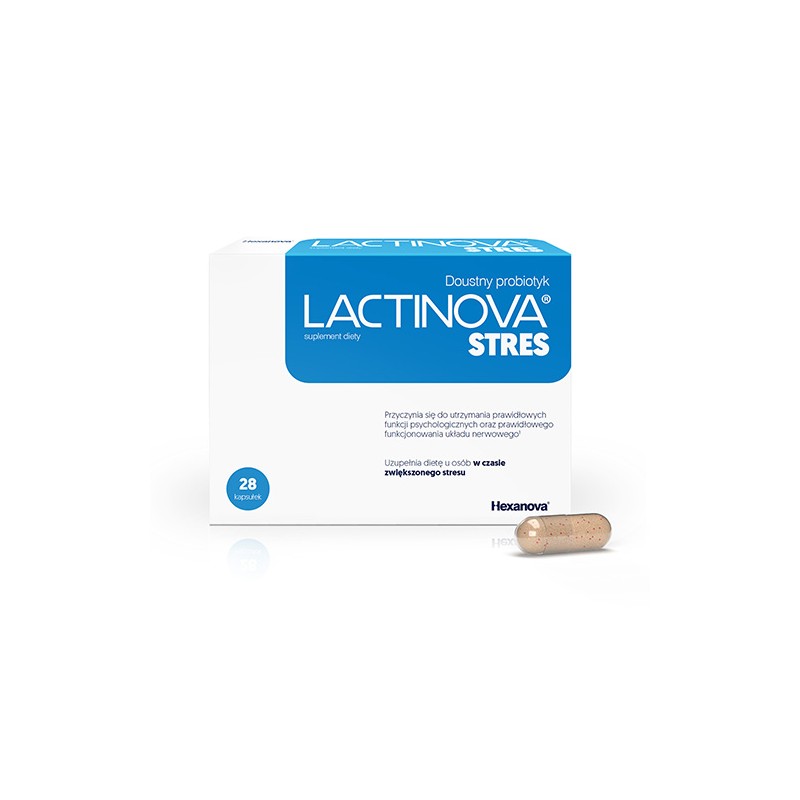 Lactinova STRES, Doustny Lactinova STRES | Doustny probiotyk | 28 kapsułek 