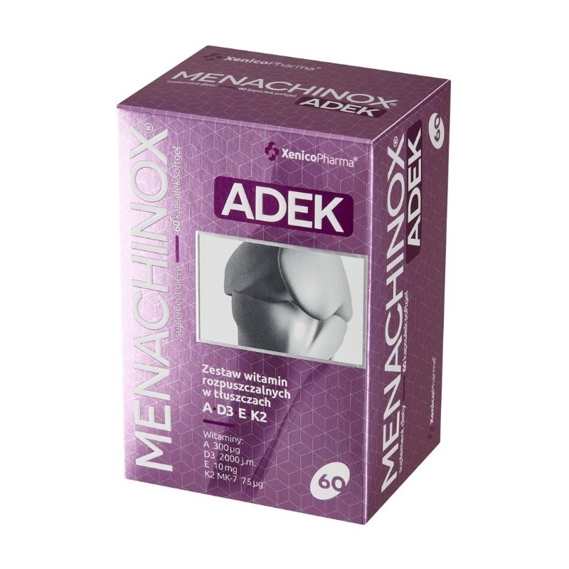 Menachinox ADEK, 60 kapsułek 
