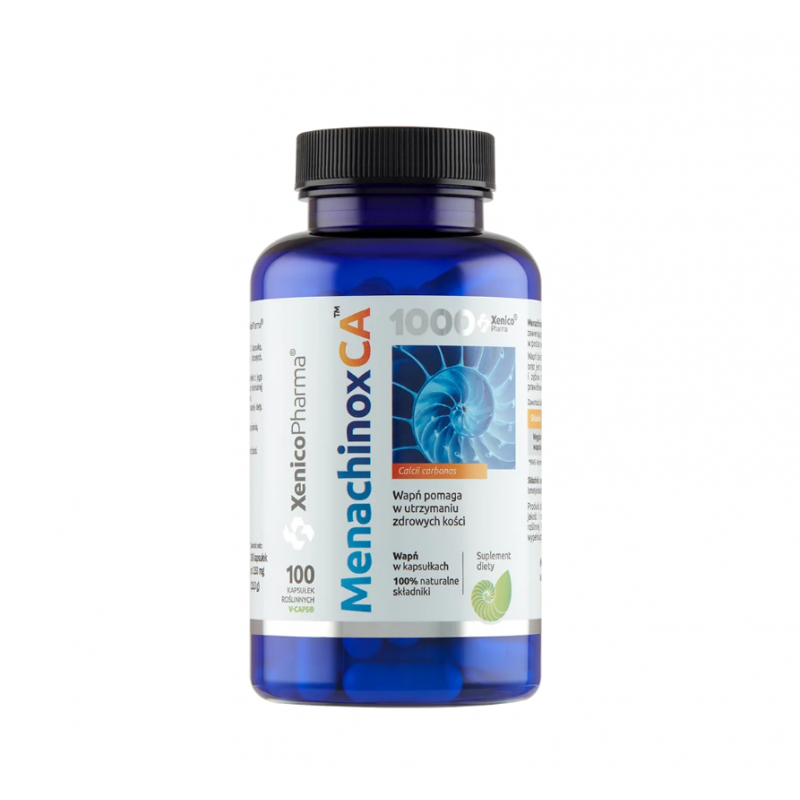 Menachinox Ca 1000, 100 kapsułek 
