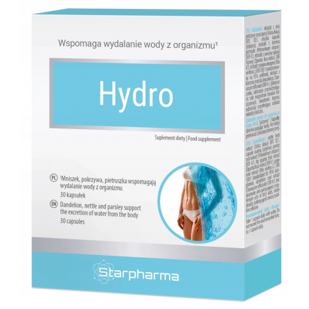 Hydro wydalanie wody z organizmu, 30 kapsułek 