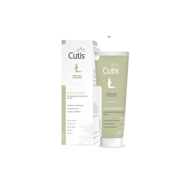 Cutis Ł łuszczyca maść konopna 20% + CBS, 120 ml 