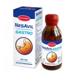 NESAVIL Gastro płyn leczący nadżerki i owrzodzenia w przełyku i żołądku | 110ml