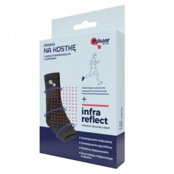 Pulsaar Active Opaska na kostkę z węglem bambusowym i germanem czarna roz. L, 1 sztuka