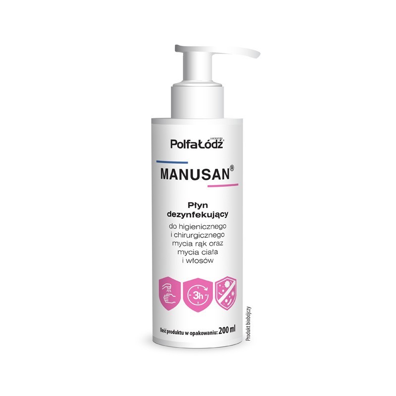 Manusan płyn dezynfekcyjny 4%, 200 ml 