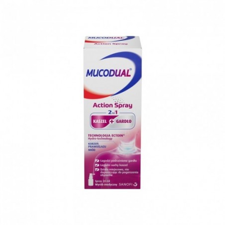  Mucodual 2w1 action spray 20 ml 