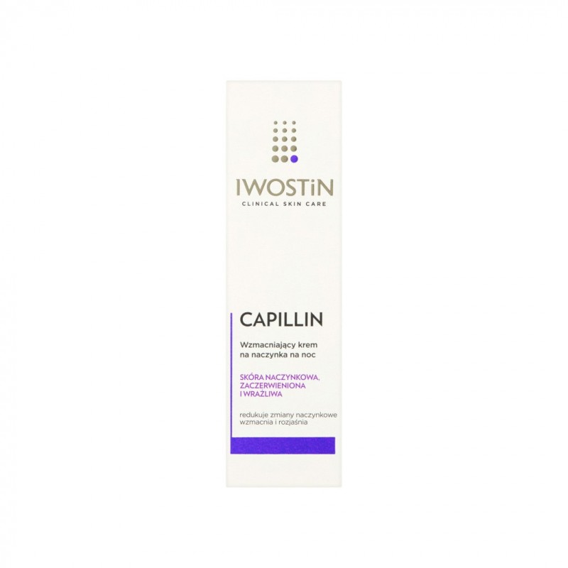 Iwostin Capillin krem wzmacniający naczynka na noc, 40 ml 
