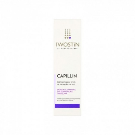 Iwostin Capillin krem wzmacniający naczynka na noc, 40 ml