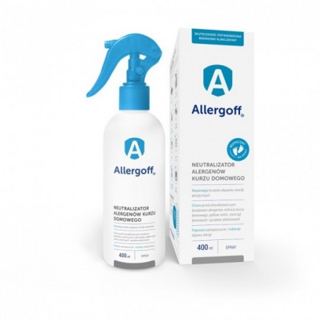 Allergoff spray neutralizator alergenów roztoczy kurzu domowego 400 ml