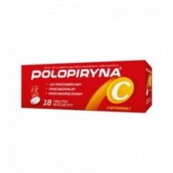 Polopiryna C 500 mg + 200 mg, 18 tabletek musujących