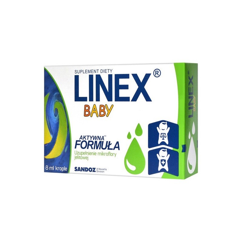 Linex Baby krople 8 ml 