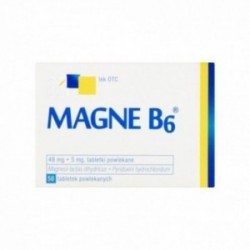 Magne B6 48 mg Mg2+ + 5 mg, 50 tabletek