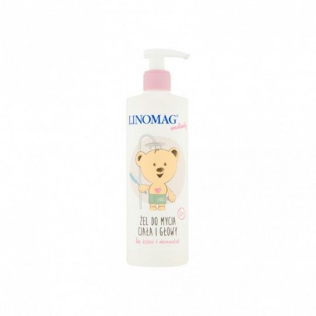  Linomag żeldo mycia ciała i głowy, 400 ml 