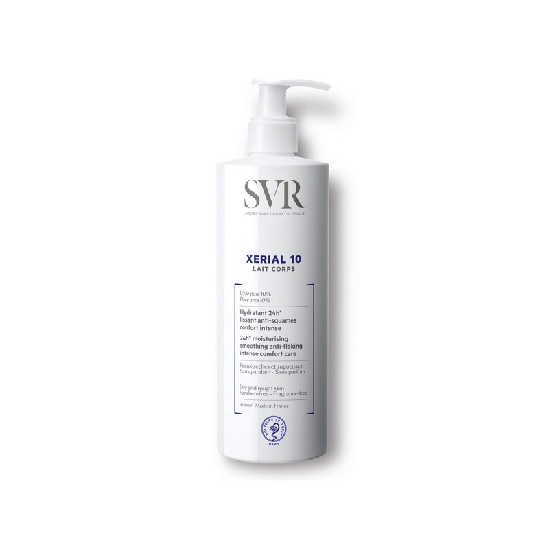 SVR Xerial 10 mleczko do ciała, 400 ml 