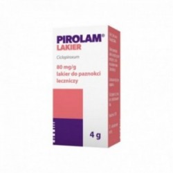 Pirolam lakier do paznokci 80 mg/g, 4 g