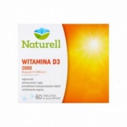 Naturell Witamina D3 2000, 60 tabletek do ssania
