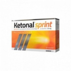 Ketonal Sprint 25mg w saszetkach