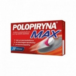 Polopiryna Max 500 mg, 20 tabletek dojelitowych