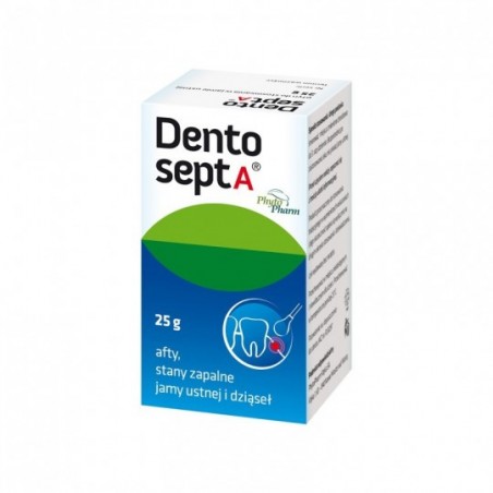  Dentosept A płyn do stosowania w jamie ustnej 25 g 