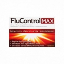 Flucontrol Max 650 mg + 10 mg + 4 mg, 10 tabletek