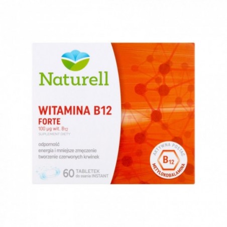 Naturell Witamina B12 Forte 0,1 Mg, 60 Tabletek Do Ssania | Apteka Moderna