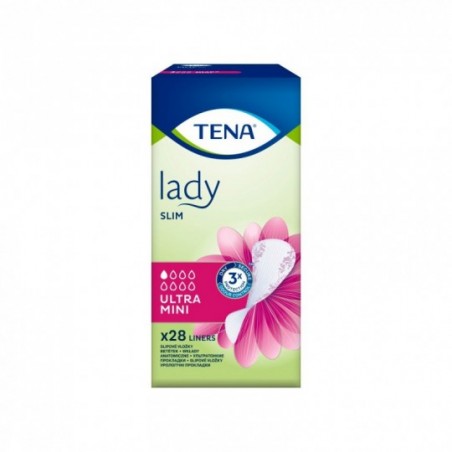  Wkładki anatomiczne Tena Lady Slim Ultra mini 28 sztuk 