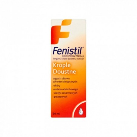 Fenistil krople doustne 1 mg/ml, 20 ml
