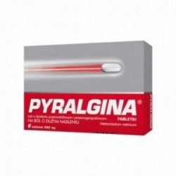 Pyralgina 500 mg, 6 tabletek