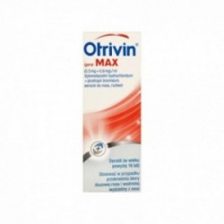 Otrivin Ipra max aerozol do nosa (0,5 mg + 0,6 mg)/ml, 10 ml