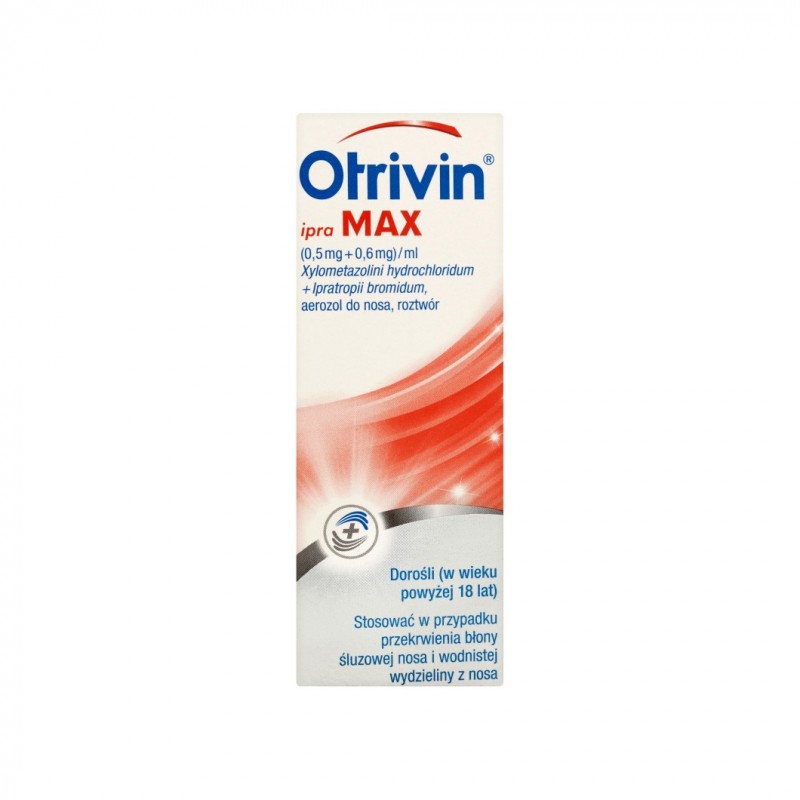 Otrivin Ipra max aerozol do nosa (0,5 mg + 0,6 mg)/ml, 10 ml 
