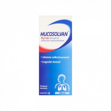 Mucosolvan syrop 30 mg/5 ml, 200 ml