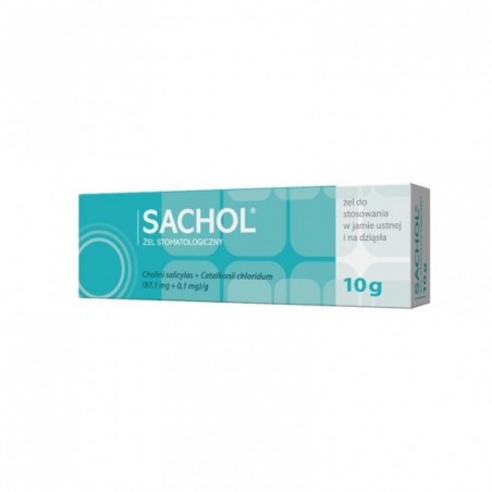  Sachol żel do stosowania w jamie ustnej (87,1 mg + 0,1 mg)/g, 10 g 
