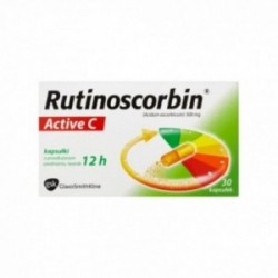 Rutinoscorbin Witamina C forte 500 mg, 30 kapsułek o przedłużonym uwalnianiu
