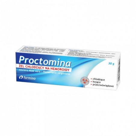 Proctomina żel chłodzący na hemoroidy 30g