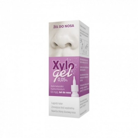 Xylogel 0,05% żel do nosa 0,5 mg/g, 10 g