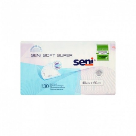 Podkłady higieniczne Seni Soft super 40 x 60 cm, 30 sztuk